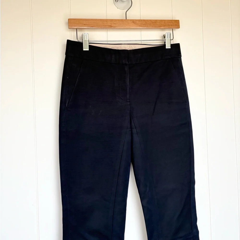Tory Burch Dark Navy Cropped Ankle Pants - business chic - Picture 13 of 13